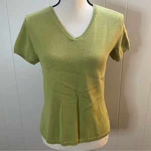 Talbots Knit Short Sleeve Blouse.